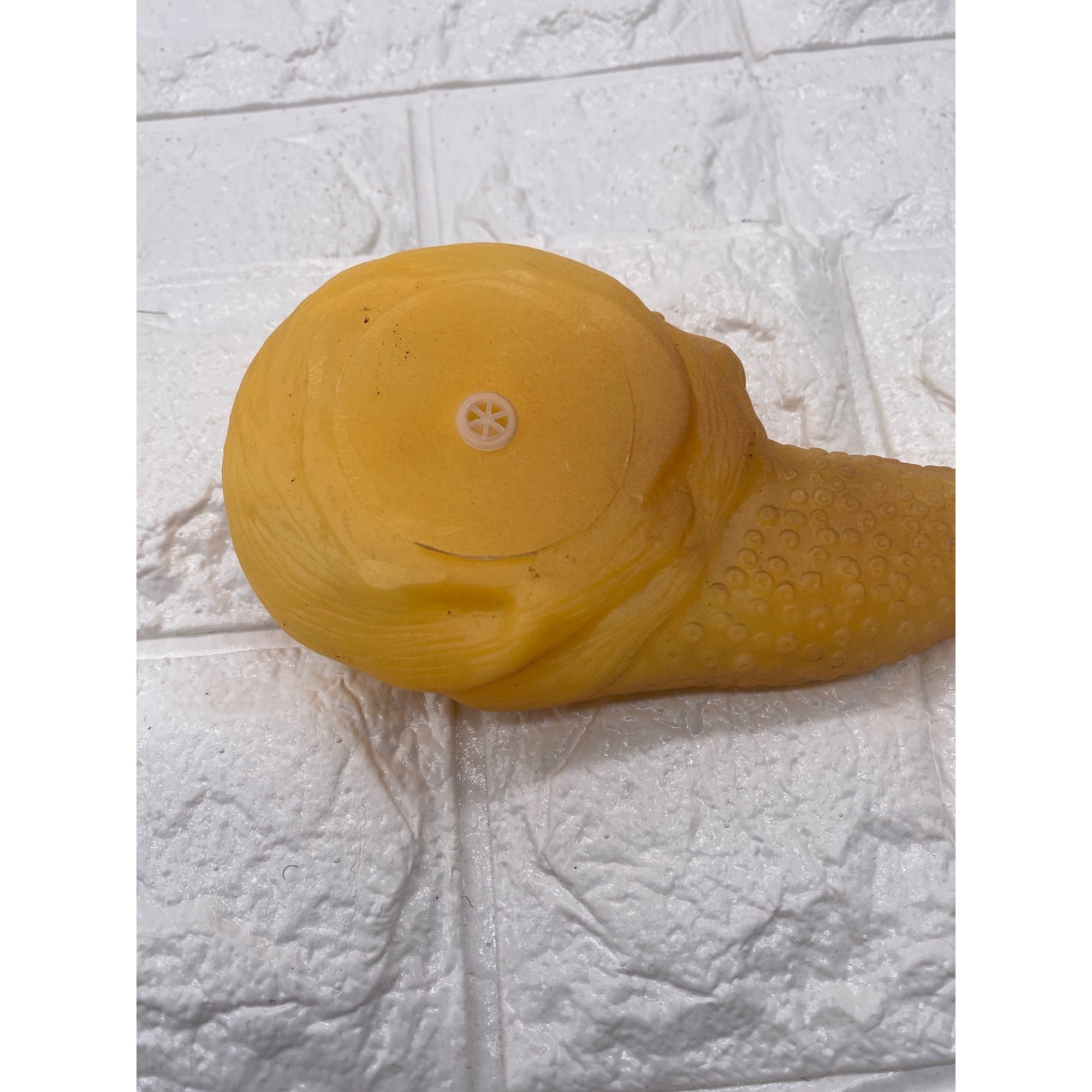 Viva-Z Rubber Squeaky Chicken Pet Toy Durable & Fun Yellow 9” Size For Pets