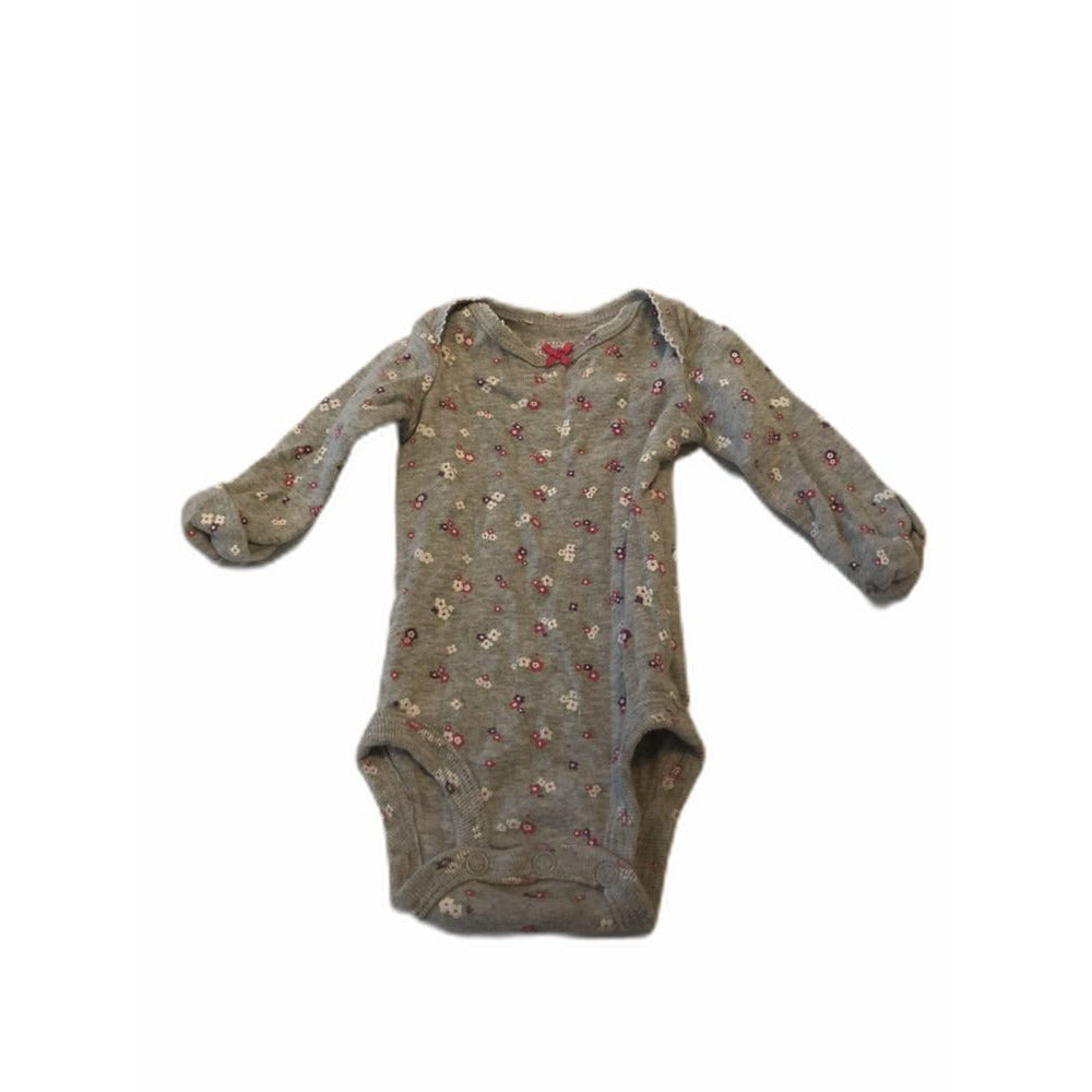 Carters Baby Girls Sz NB 6pc One Piece Bodysuit Lot Assorted Patterns And Colors