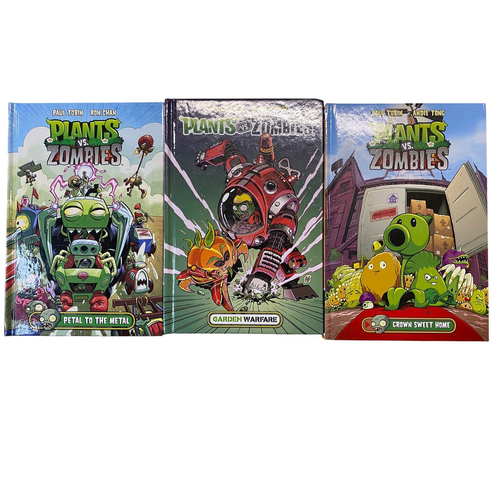 Plants Vs. Zombies Hardcover Graphic Novels Book Lot Of 3 Paul Tobin