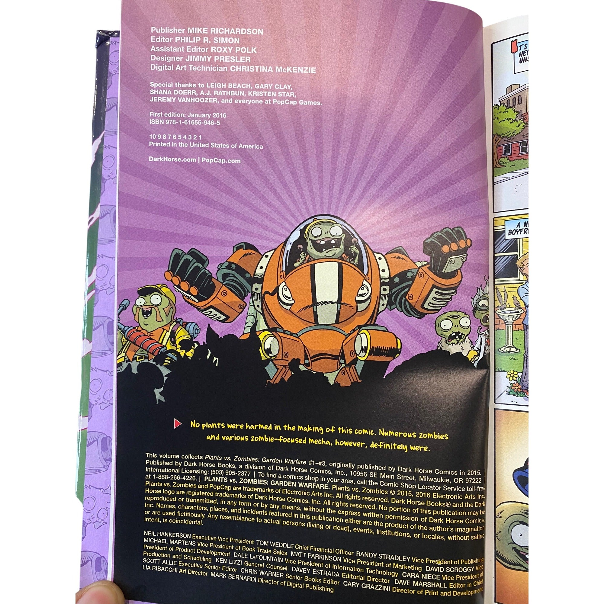 Plants Vs. Zombies Hardcover Graphic Novels Book Lot Of 3 Paul Tobin