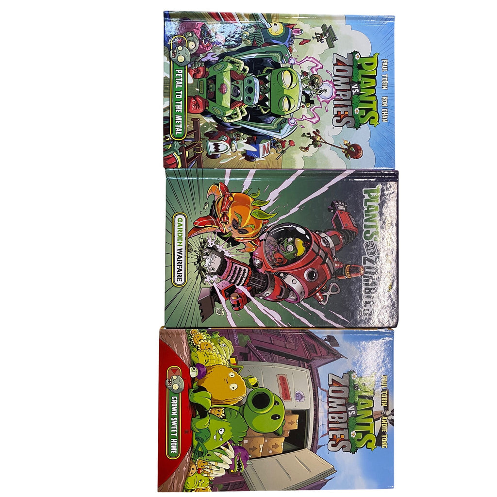 Plants Vs. Zombies Hardcover Graphic Novels Book Lot Of 3 Paul Tobin