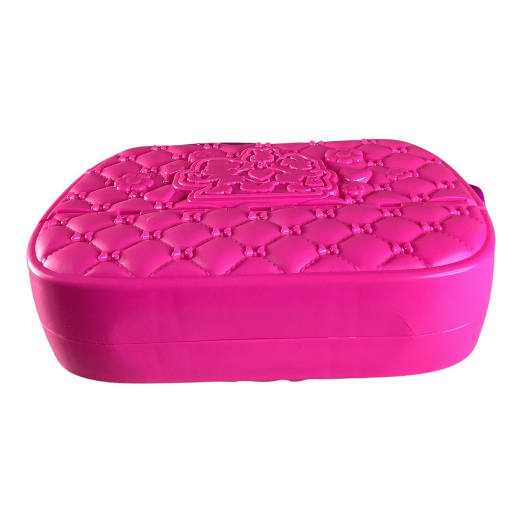 Minnie Mouse Hot Pink Purse with Glitter Bow Plastic Disney Girls Pocketbook