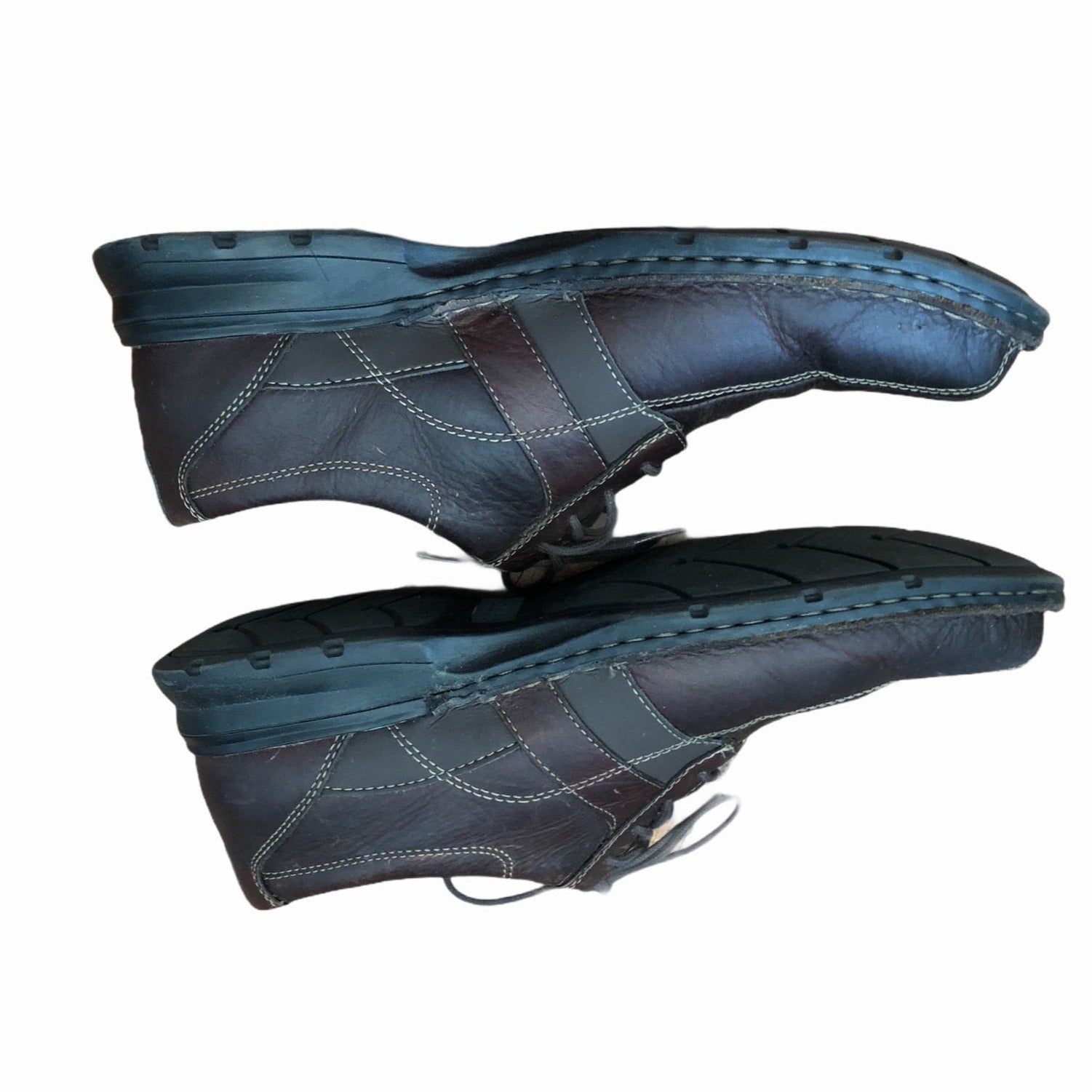 Clarks Espace Men’s Size 13M Casual Lace Up Oxford Brown Leather Shoes Durable