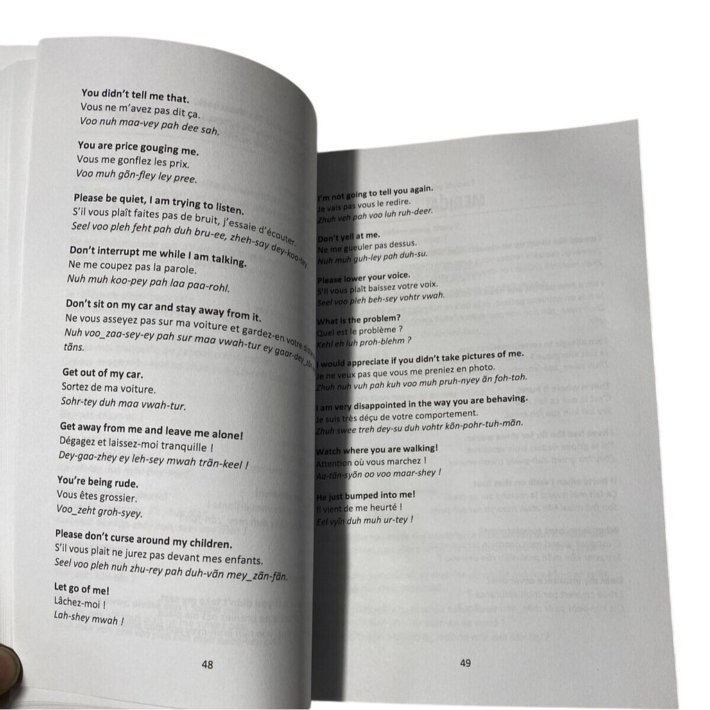 Easy French Phrase Book: Over 1500 Phrases For Travel & Everyday Use Language Guide