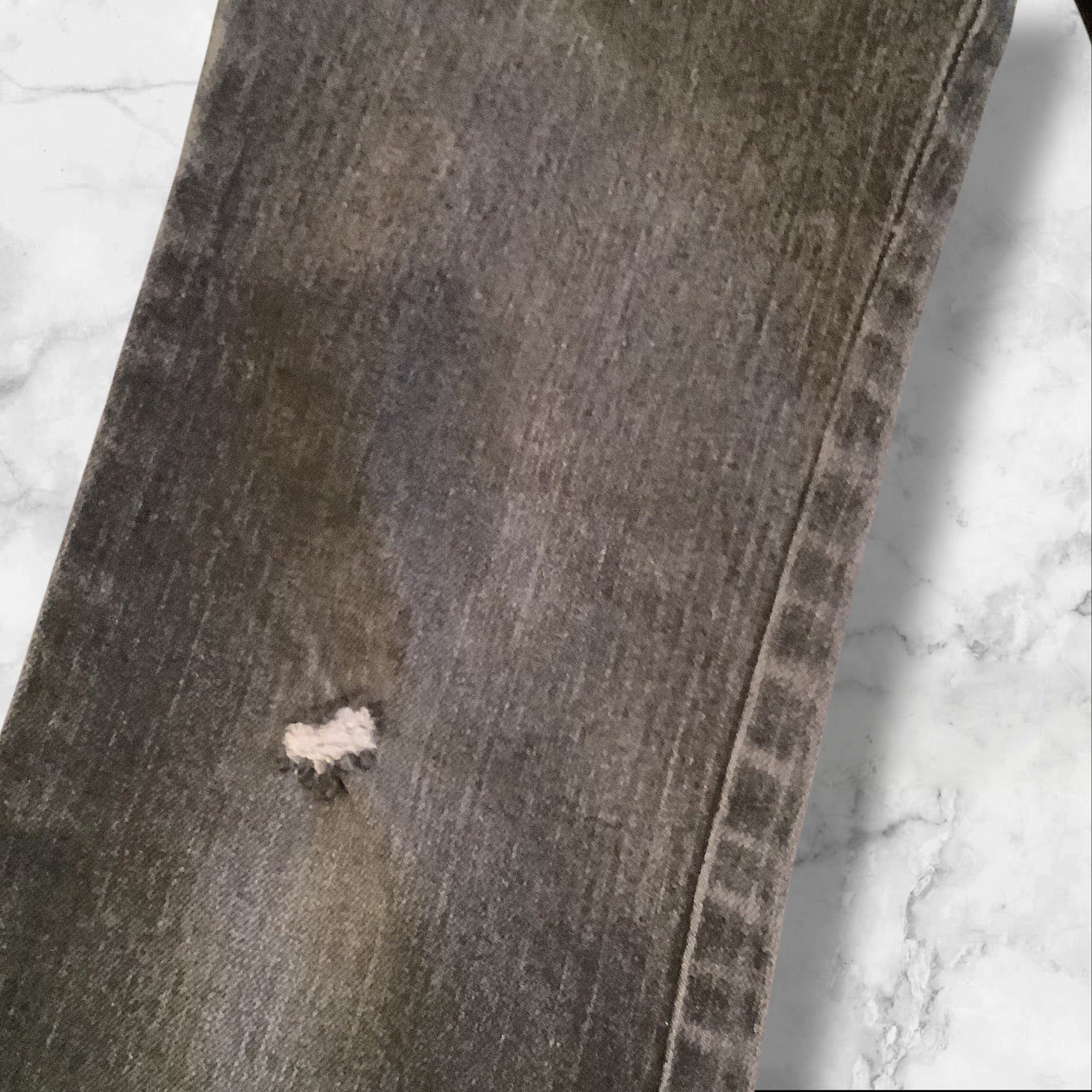 PellePelle Girls Size 6X Black Jeans With Belle Belle Design & Embroidered Cuffs