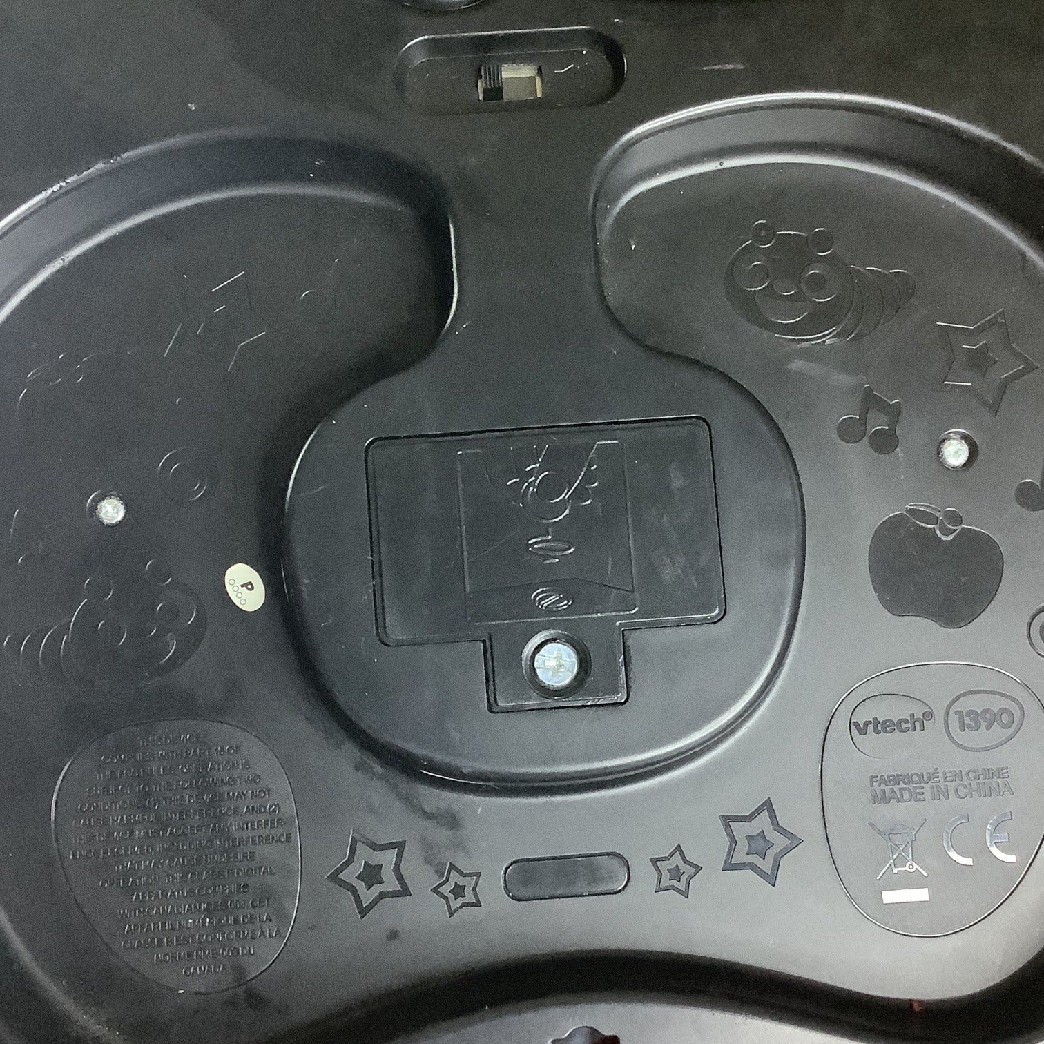 VTech Alphabet Apple Interactive Learning Toy Untested Batteries Needed