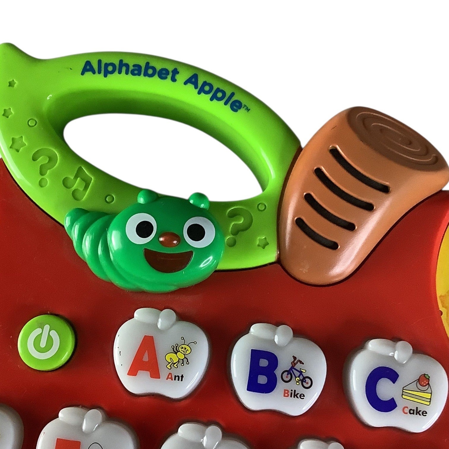 VTech Alphabet Apple Interactive Learning Toy Untested Batteries Needed