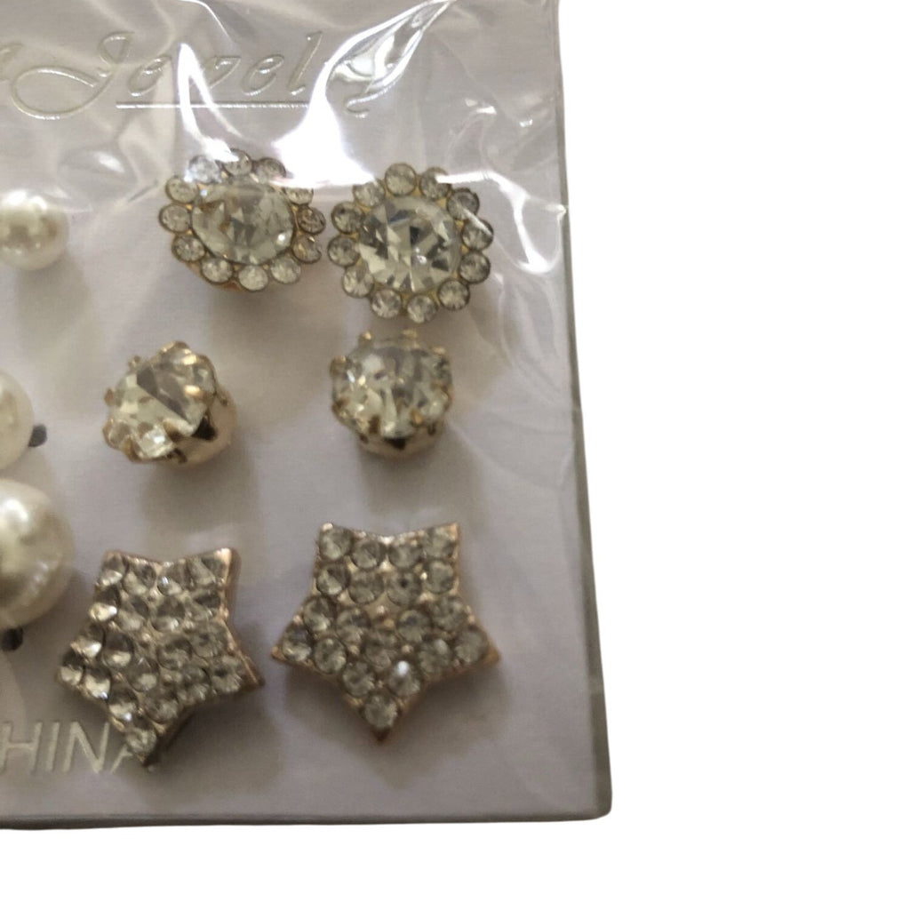 Fashion Jewelry Earring Lot 1 set of 9 pairs 1 Pack