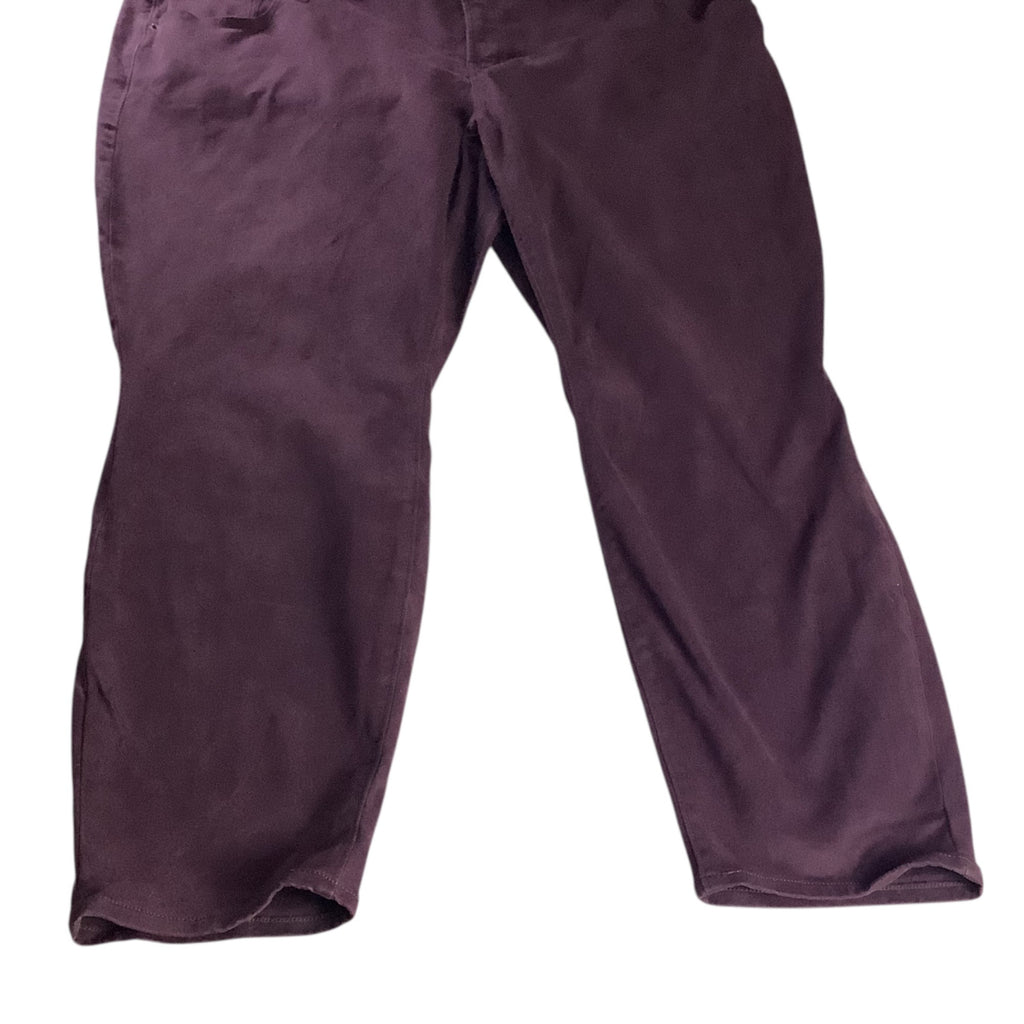Old Navy Rockstar Mid-Rise Pants Womens Size 28 Plus Reg Purple Stretchy Skinny