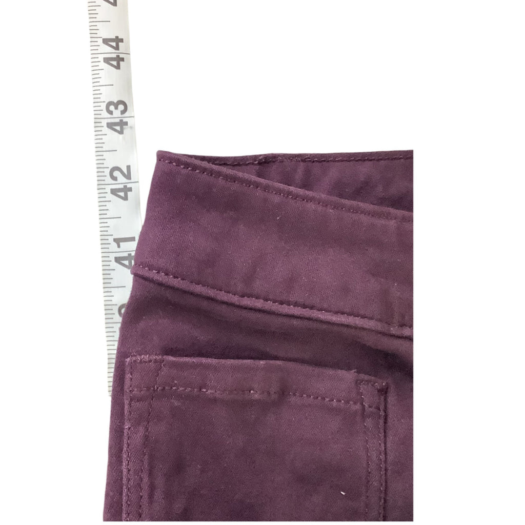 Old Navy Rockstar Mid-Rise Pants Womens Size 28 Plus Reg Purple Stretchy Skinny