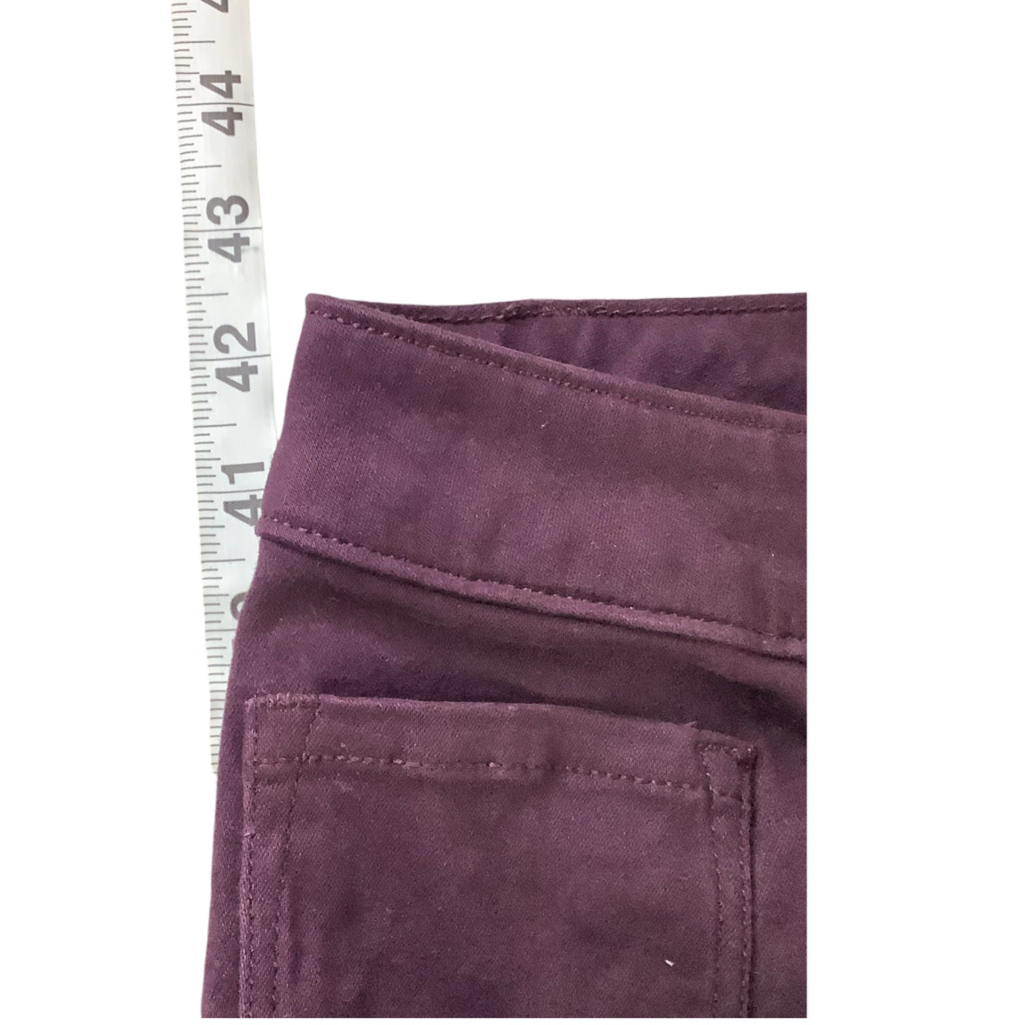 Old Navy Rockstar Mid-Rise Pants Womens Size 28 Plus Reg Purple Stretchy Skinny