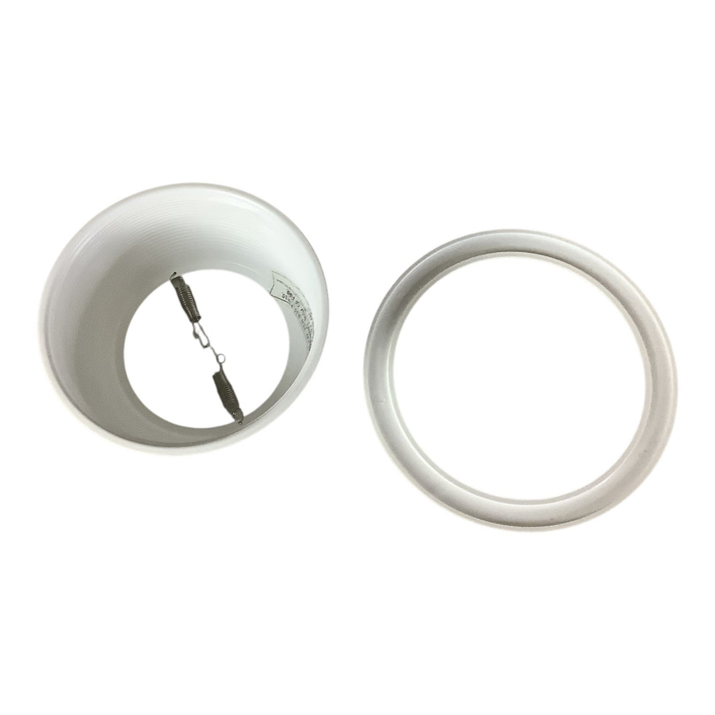 Elite Lighting White Baffle & Trim R30 PAR30 Recessed Light Trim B530 Spring Clip