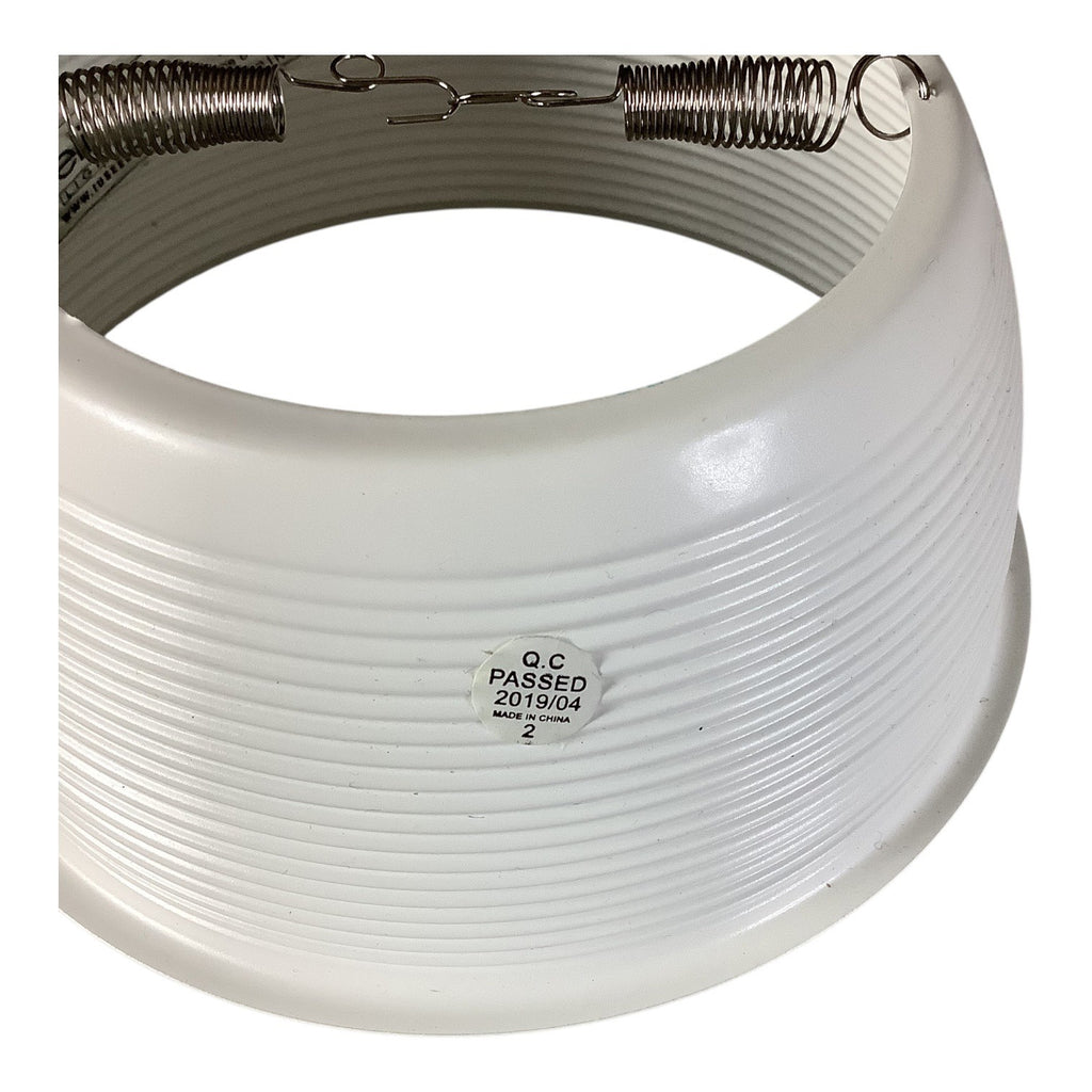 Elite Lighting White Baffle & Trim R30 PAR30 Recessed Light Trim B530 Spring Clip