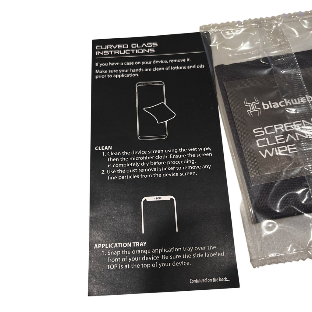 Blackweb Curved Glass Screen Protector for Samsung Galaxy S7 Edge