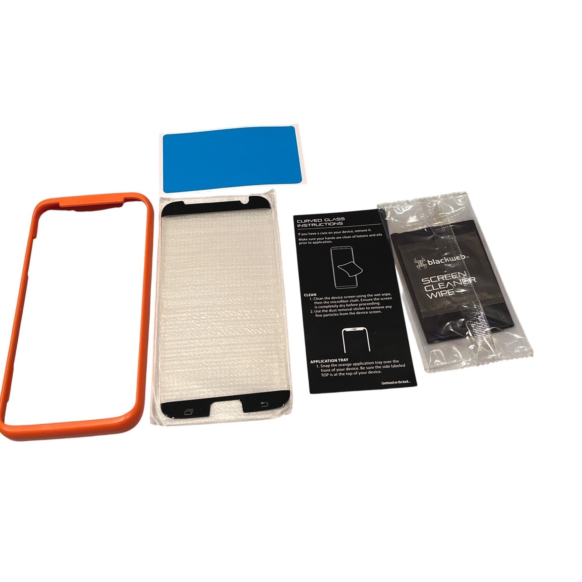 Blackweb Curved Glass Screen Protector for Samsung Galaxy S7 Edge