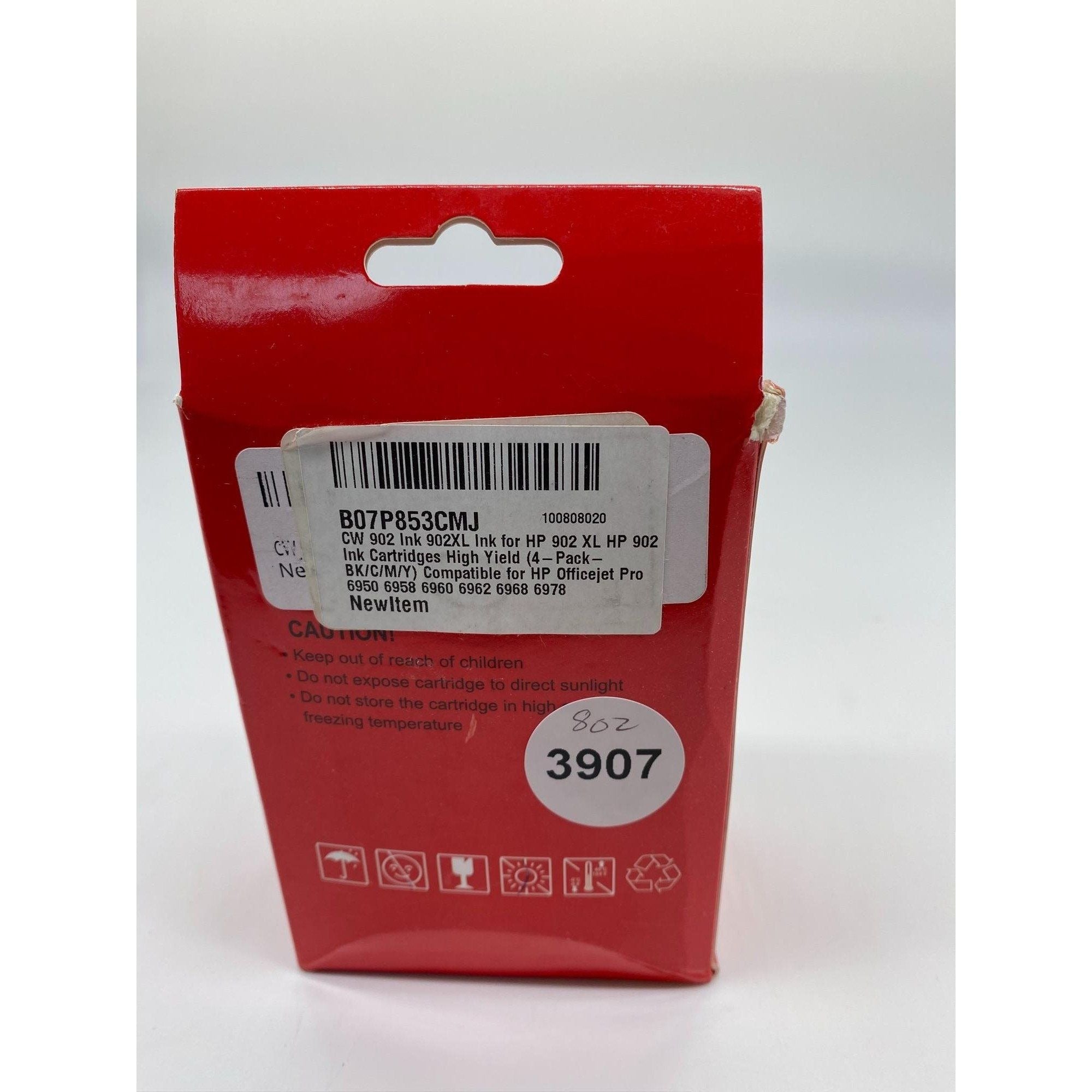 CW 902 Ink 902XL Compatible High-Yield Ink Cartridges Pack For HP 902 XL OfficeJet Pro