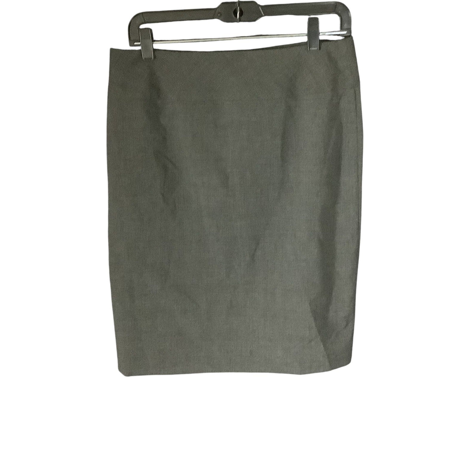 AXCESS Liz Claiborne Womens Gray Stretch Plaid Pencil Skirt Size 8 Lined Career