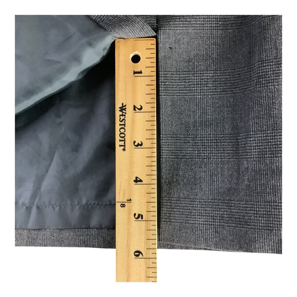 AXCESS Liz Claiborne Womens Gray Stretch Plaid Pencil Skirt Size 8 Lined Career