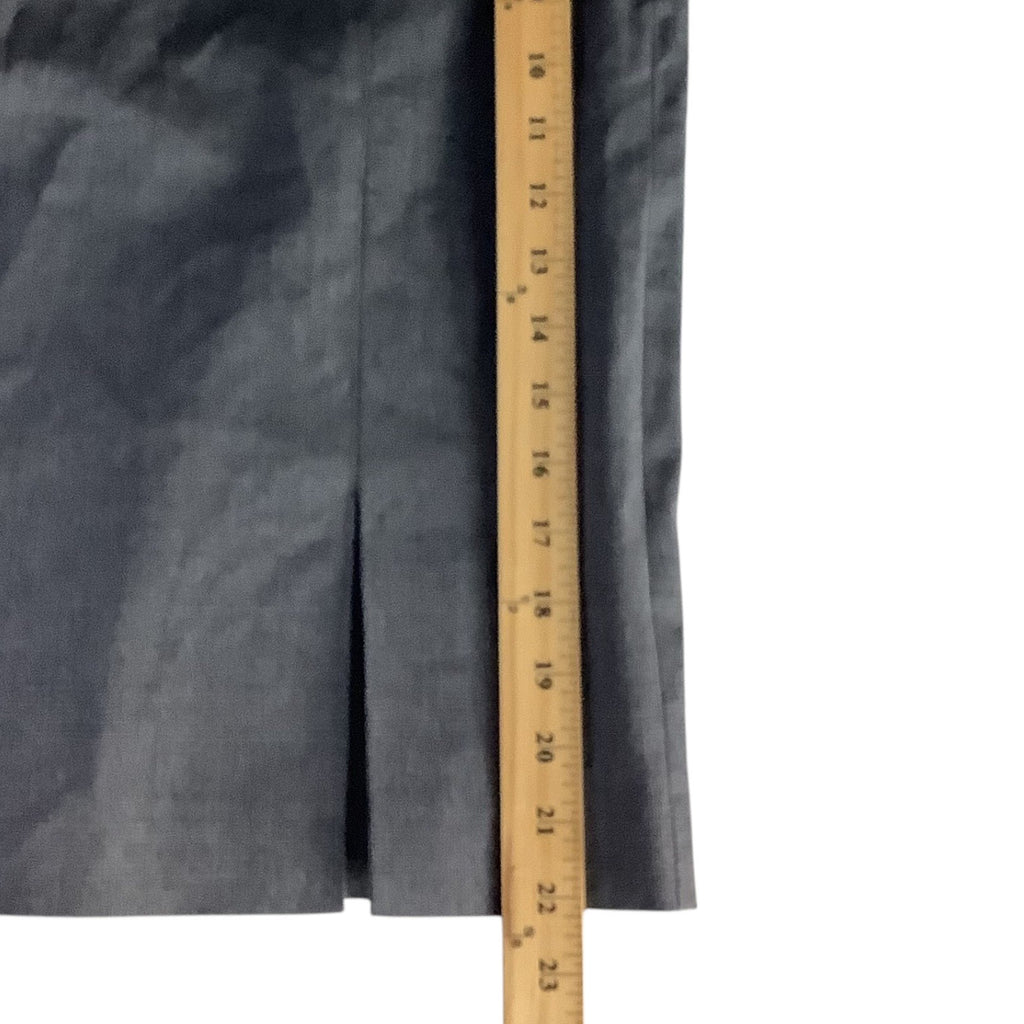 AXCESS Liz Claiborne Womens Gray Stretch Plaid Pencil Skirt Size 8 Lined Career