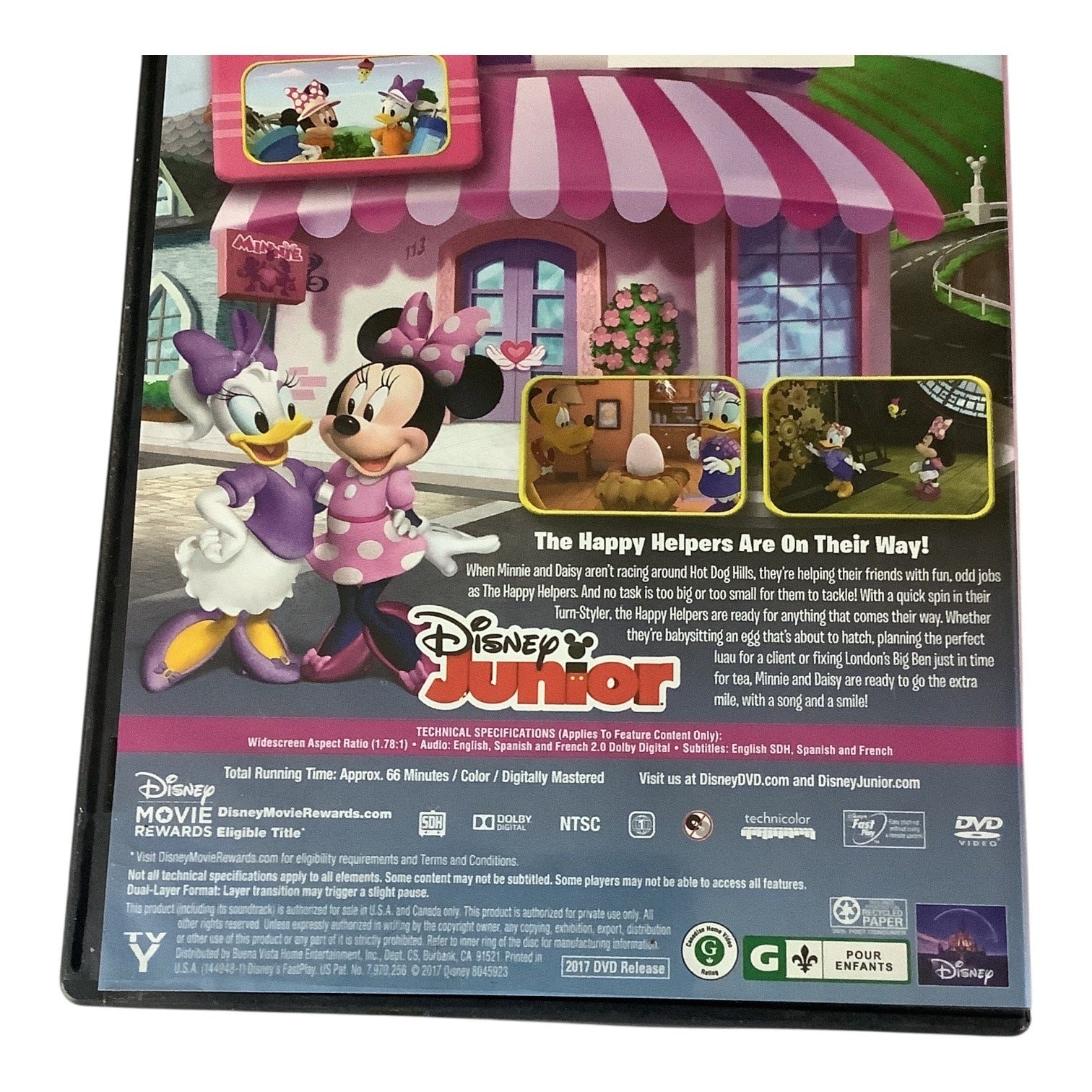 Disney Junior Minnies Happy Helpers DVD 2017 Episodes Widescreen English Audio