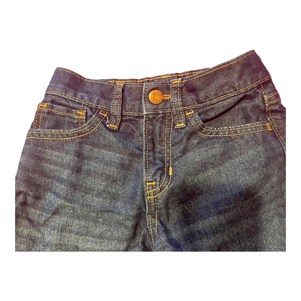 Old Navy Girls High-Rise Adjustable Waist Denim Blue Shorts Size 6