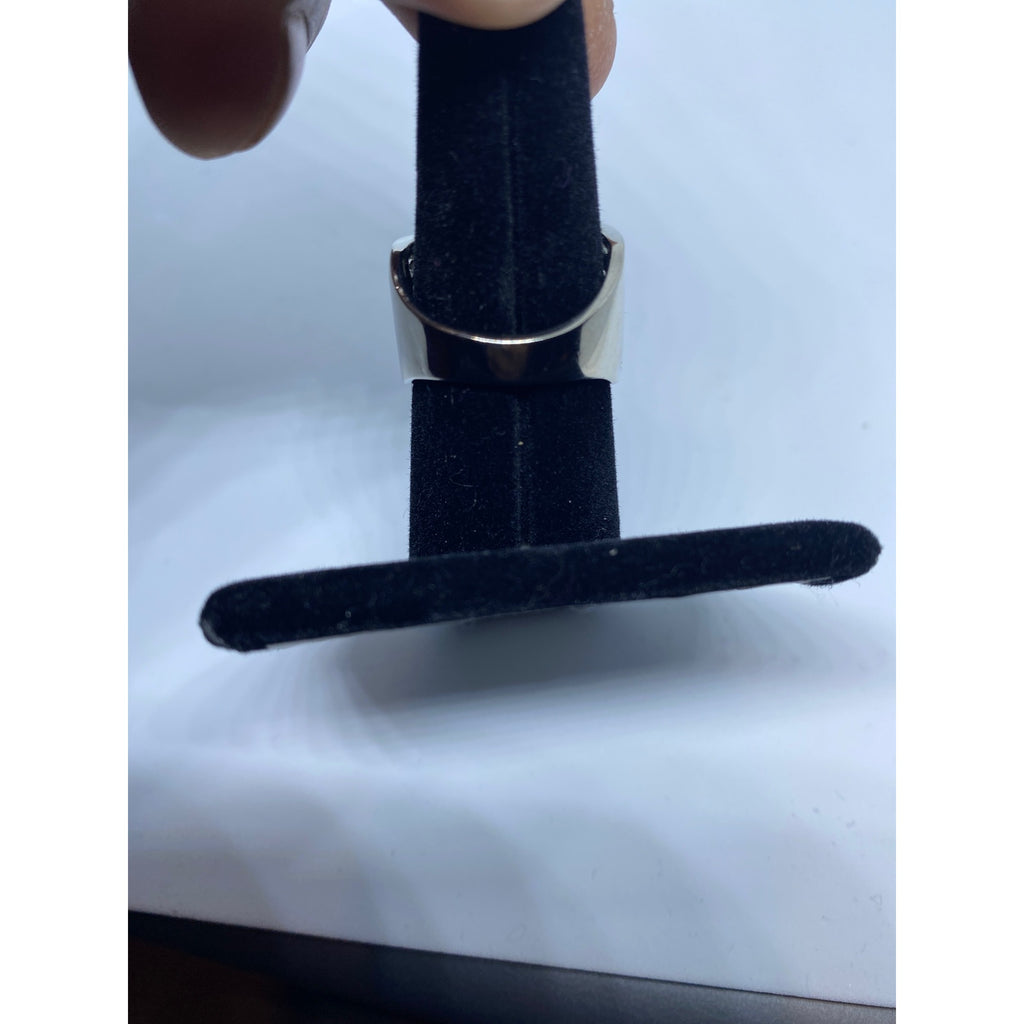 Fashion Women Color Separation Gold Wedding Engagement Floral Ring (White, 7)