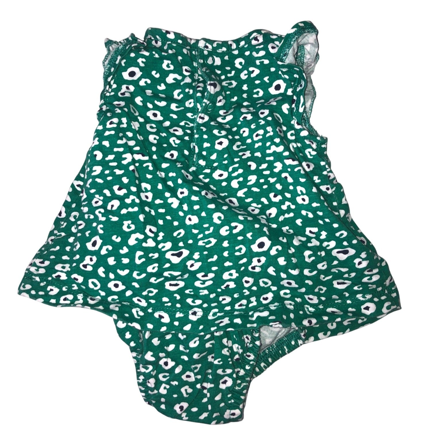 Baby Girls Rompers 2 Pc Set Carters & Bon Bébé 0-3 Mo Floral Leopard Cotton