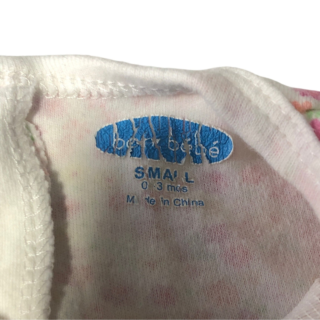 Baby Girls Rompers 2 Pc Set Carters & Bon Bébé 0-3 Mo Floral Leopard Cotton