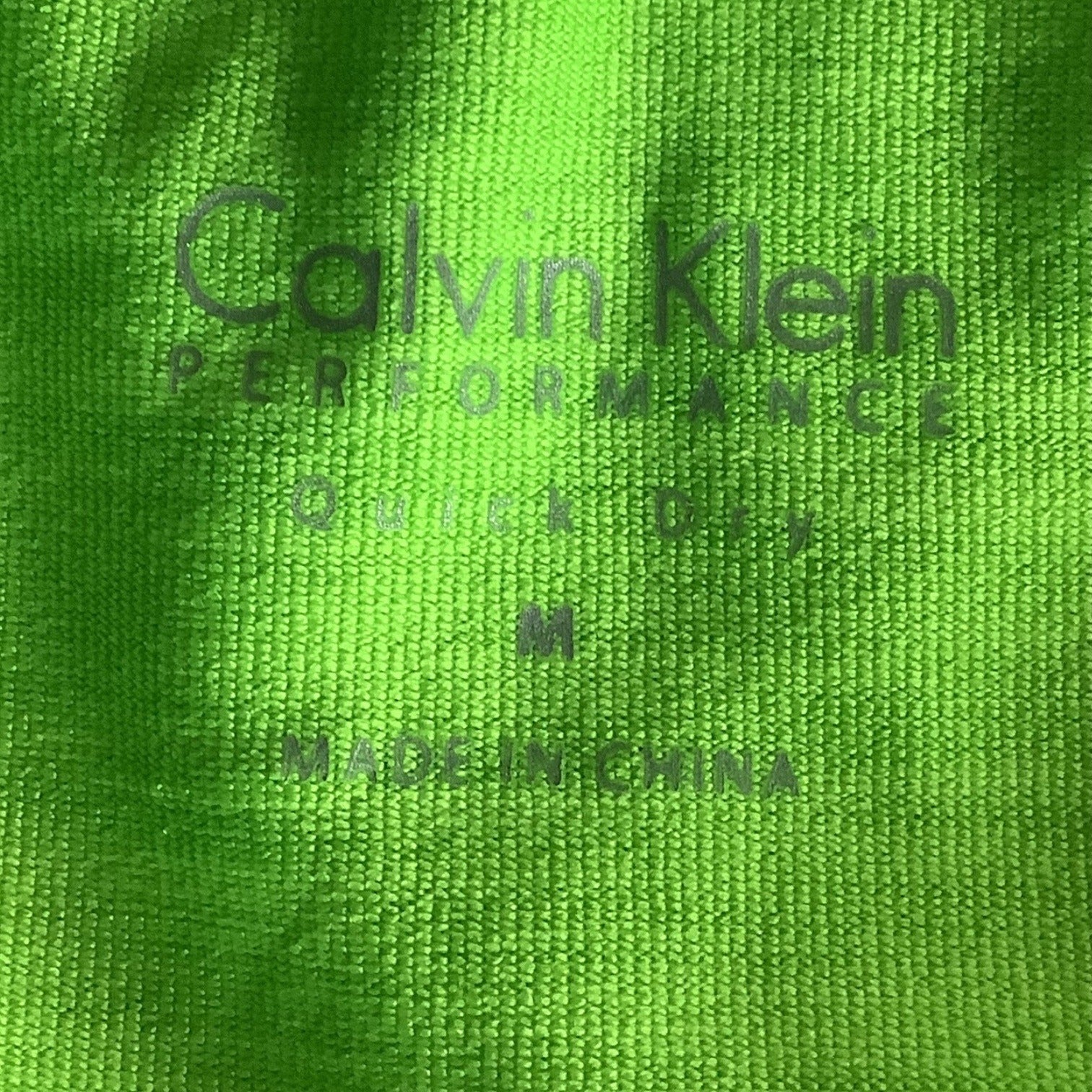 Calvin Klein Performance Quick Dry Womens Green Hooded Long Sleeve Ruched Top M