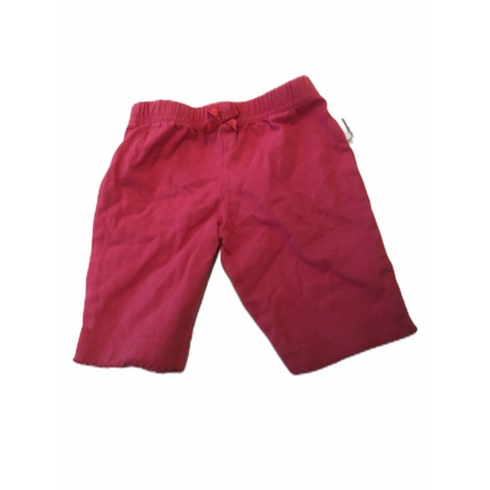 Baby Girl NB 2 Pc Outfit Pink & White Cotton Flower Print Mix Lot Pants T-shirt