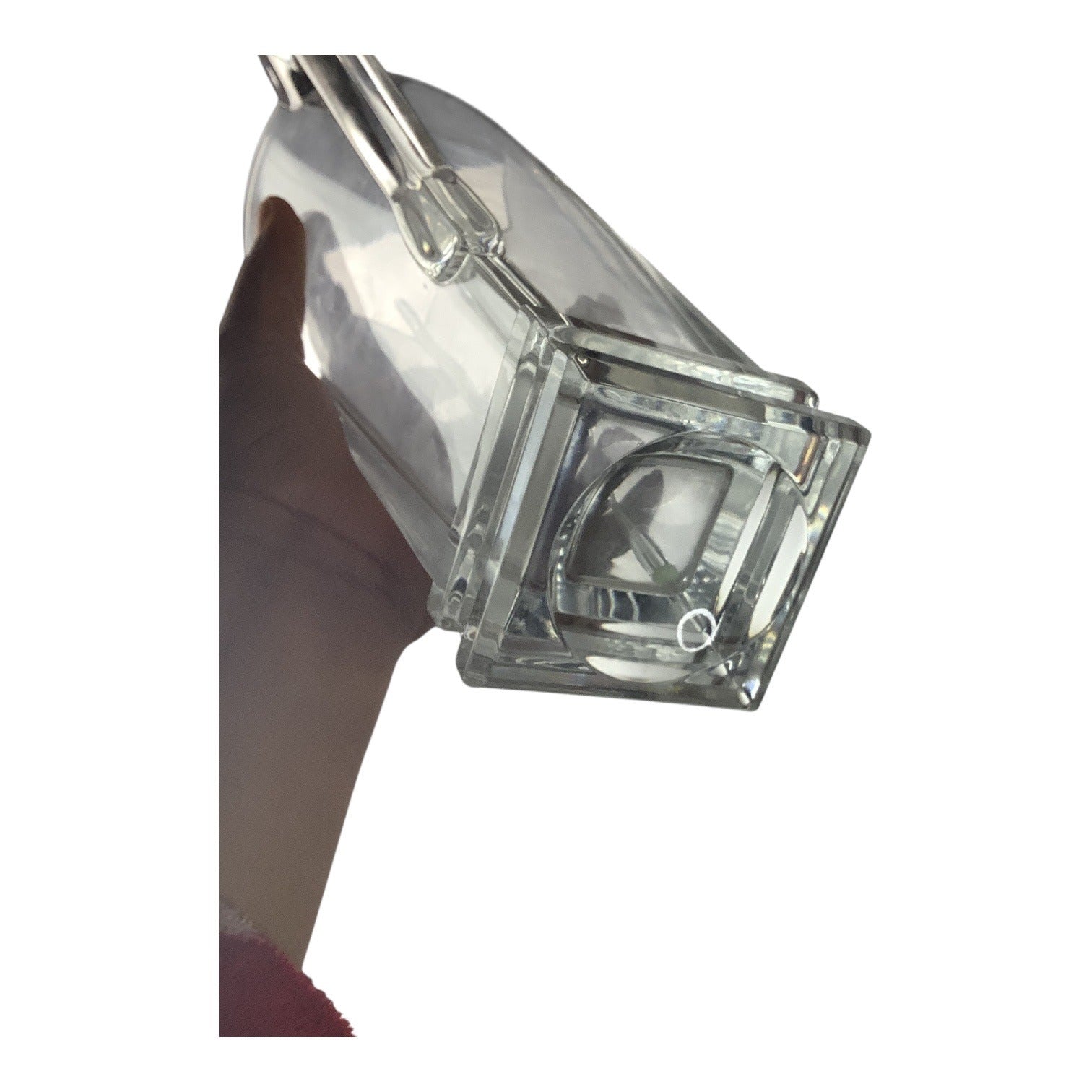 Crystal Martini Pitcher Quattro Design With Stirrer 11.5" Tall Elegant