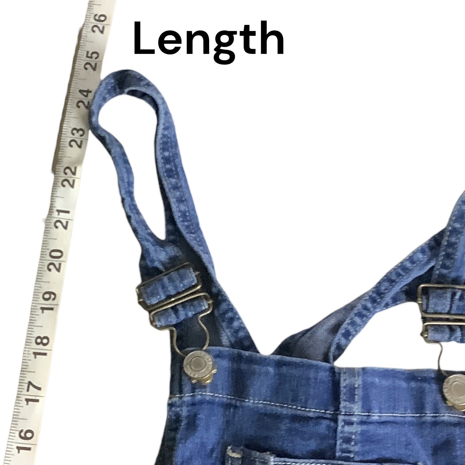 Vanilla Star Girls Denim Shortalls Adjustable Size 8 Jean Bib Overalls Pockets