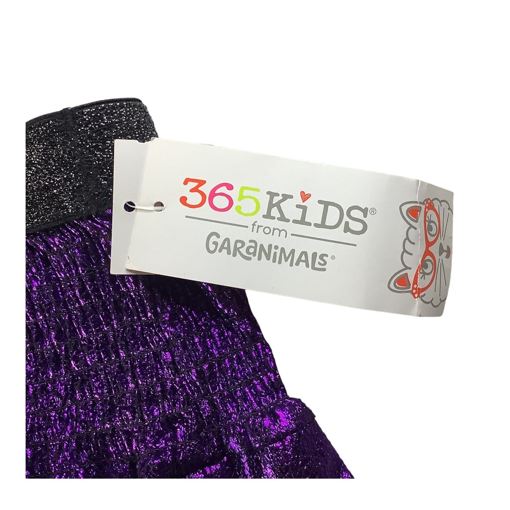 Garanimals Girls Foil Tiered Skirt Metallic Purple Size 8 Elastic Waistband
