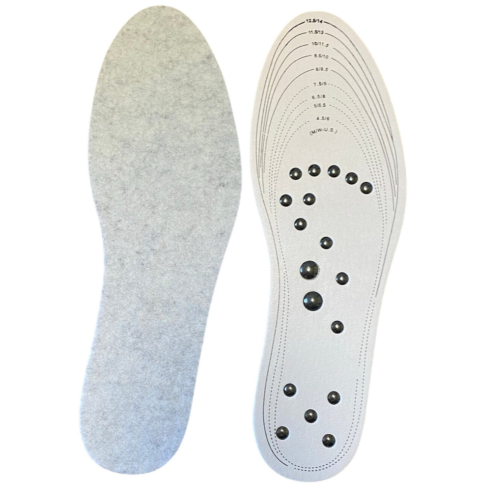 Magnetic Massage Cuttable Slim Insole For Men & Women US 6-14  Foot Support