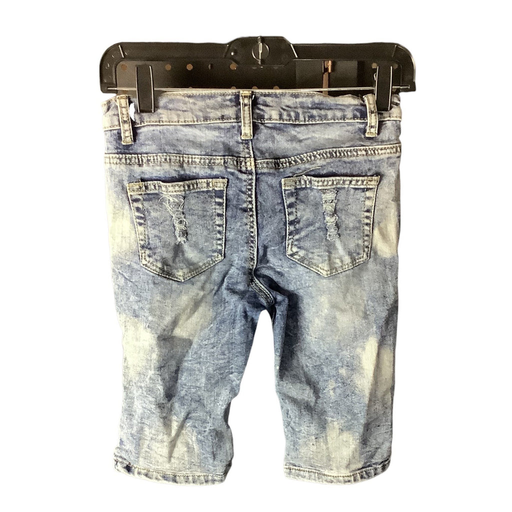 Thrill Jeans Girls Distressed Ripped Denim Size 12 Blue Five Pocket Design