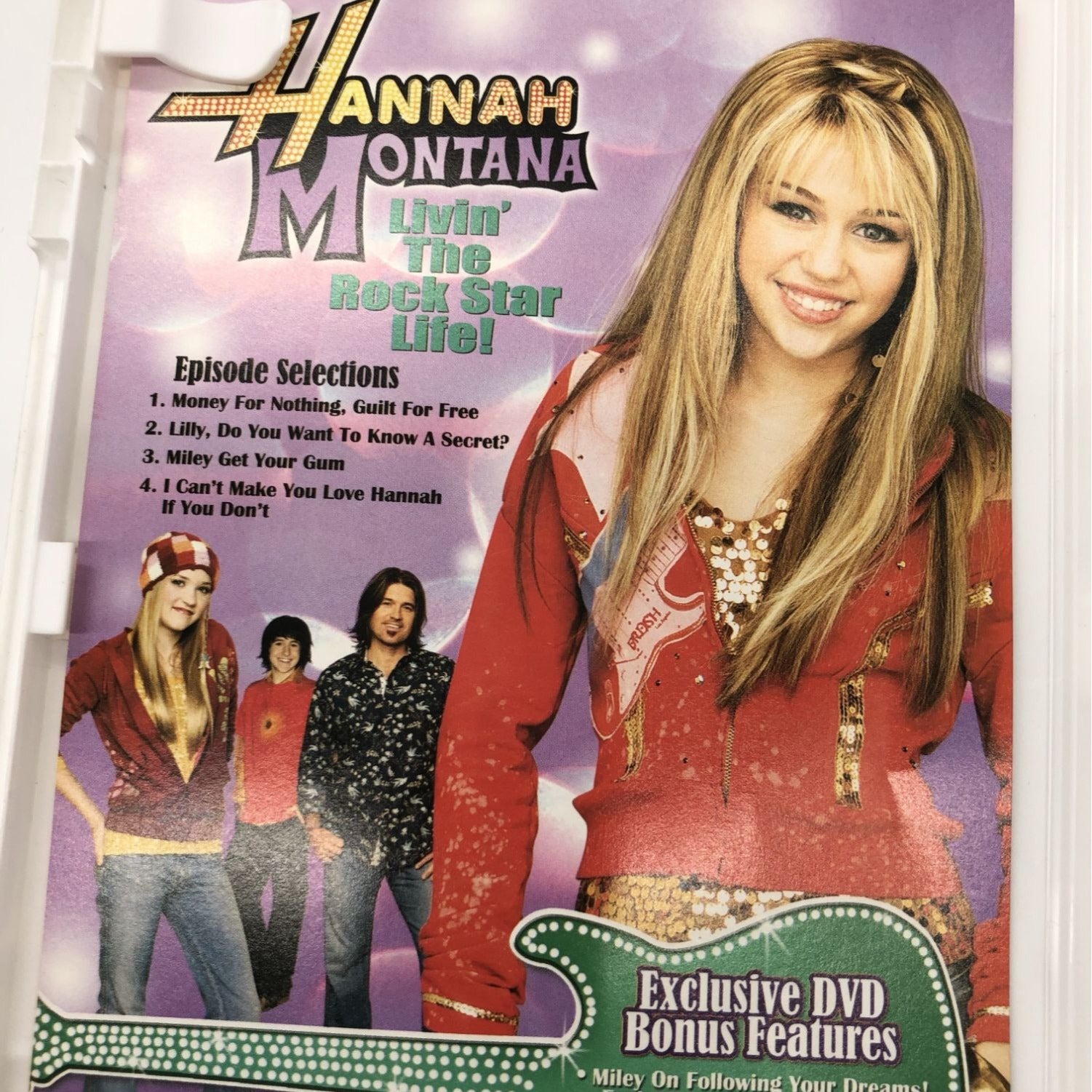 Hannah Montana Livin The Rock Star Life! DVD 2006 Disney Exclusive Bonus Features