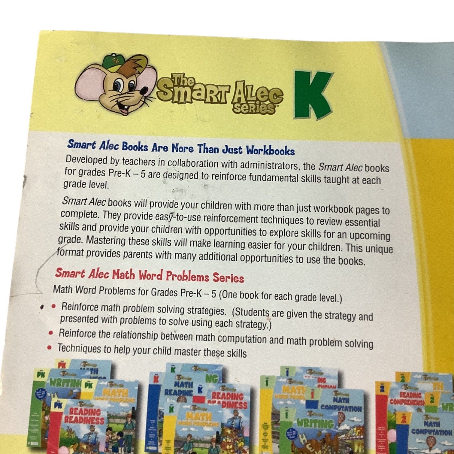 Smart Alec Series Grade K Math Word Problems Workbook Kids Skills Builder Educational