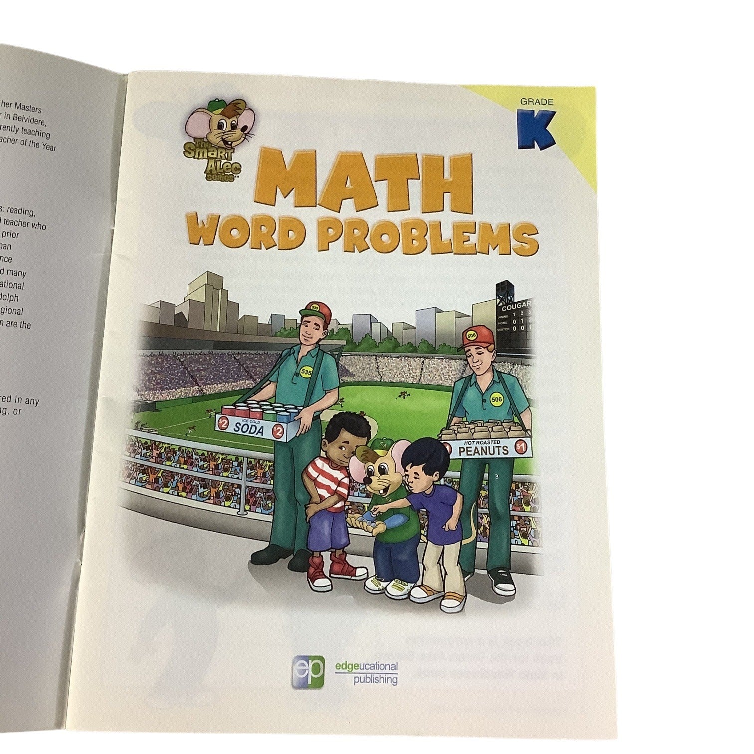 Smart Alec Series Grade K Math Word Problems Workbook Kids Skills Builder Educational