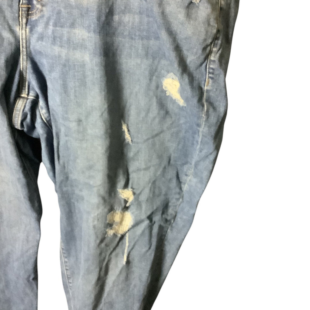 Lane Bryant Plus Size Boyfriend Distressed Denim Jeans Women 24R Blue Casual