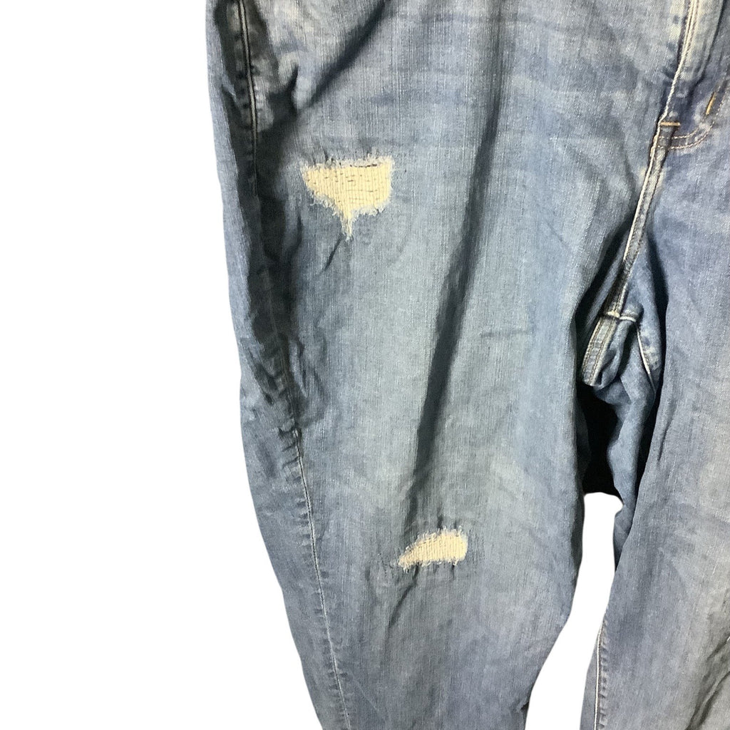 Lane Bryant Plus Size Boyfriend Distressed Denim Jeans Women 24R Blue Casual