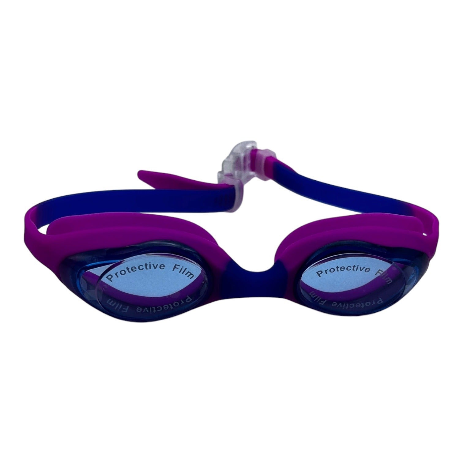 Swimming Goggles Anti-Fog With UV Protection Pink & Blue Silicone Strap Girls