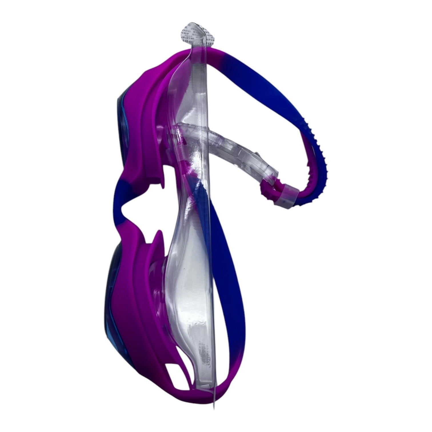 Swimming Goggles Anti-Fog With UV Protection Pink & Blue Silicone Strap Girls