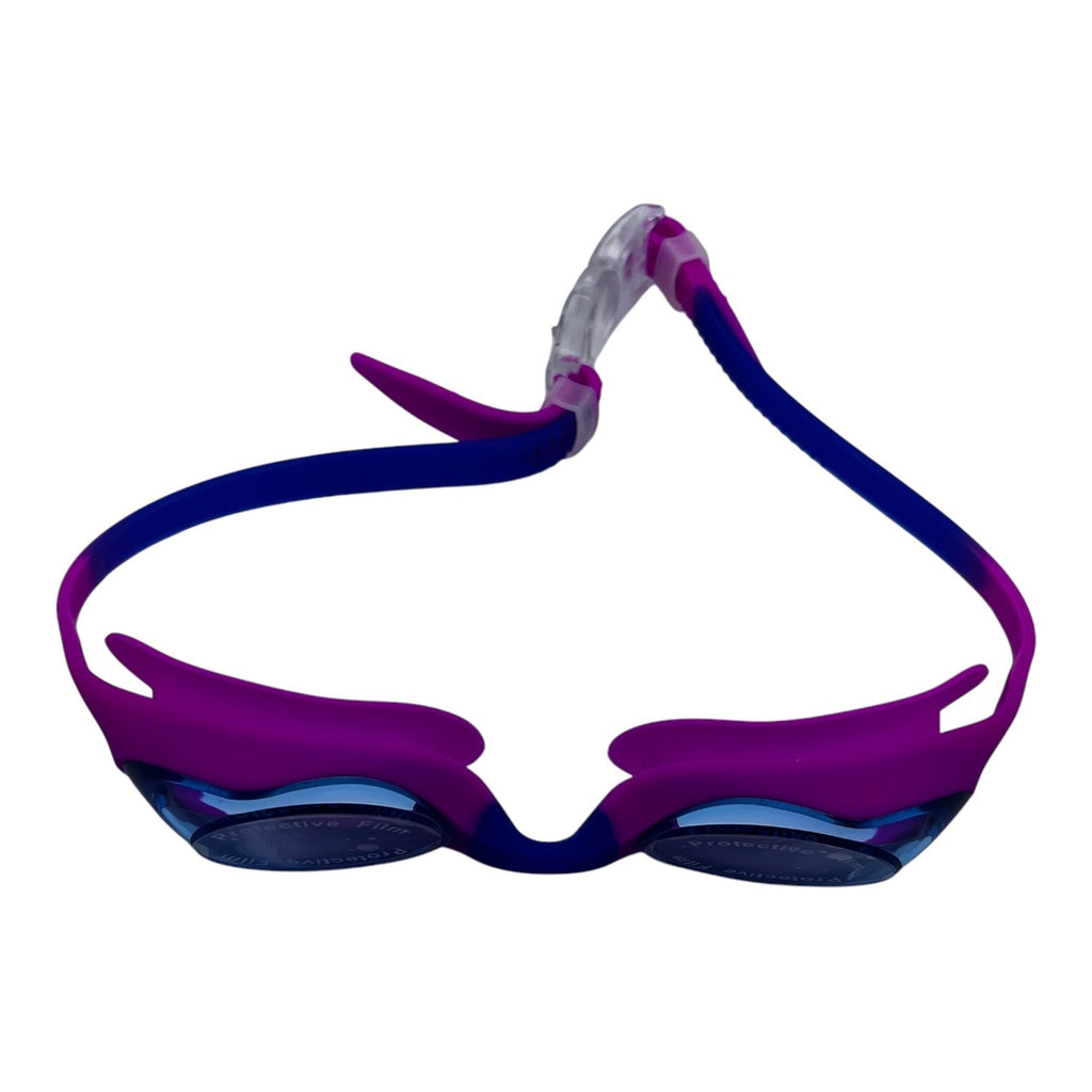 Swimming Goggles Anti-Fog With UV Protection Pink & Blue Silicone Strap Girls