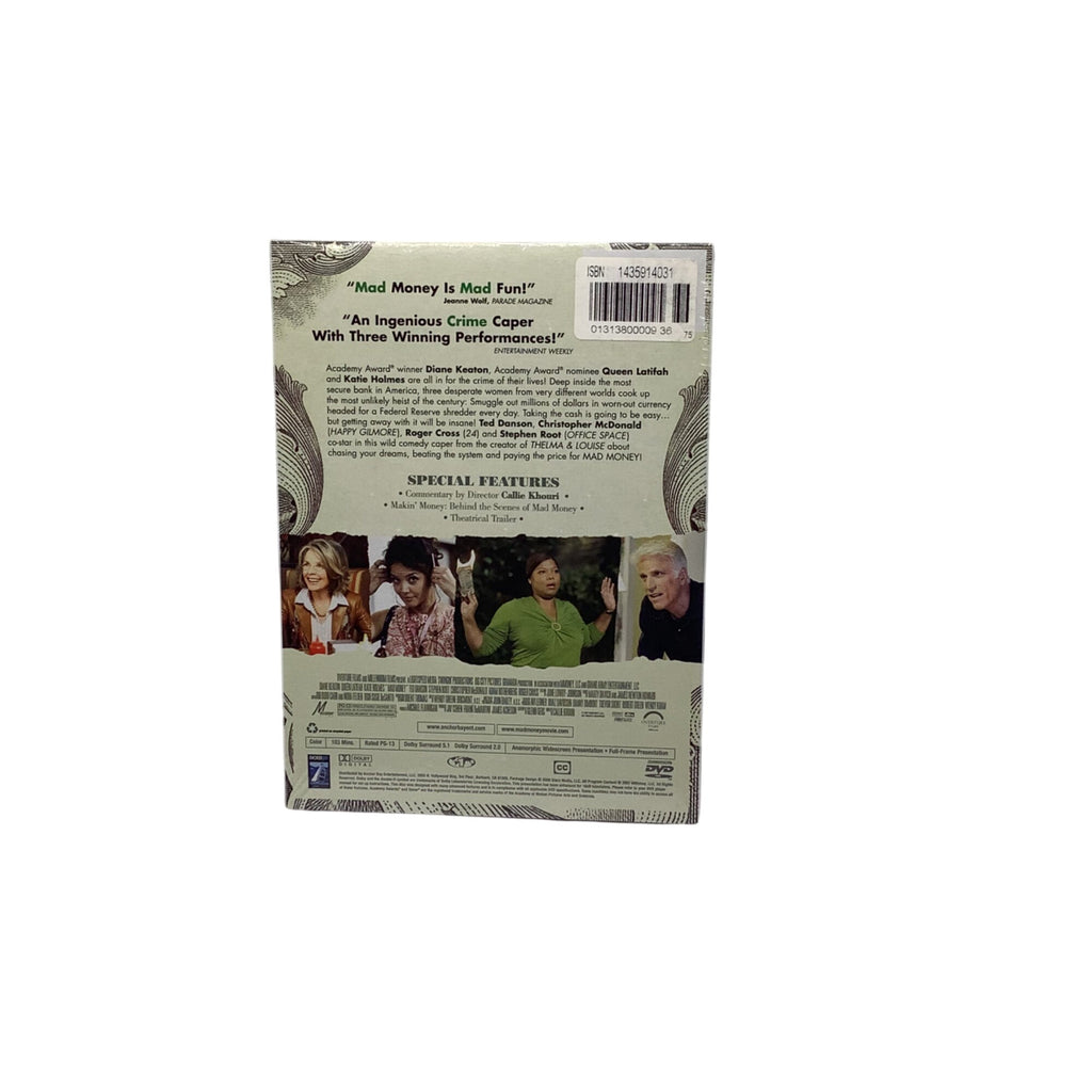 Mad Money DVD 2007 Diane Keaton Queen Latifah Katie Holmes Comedy Crime Movie
