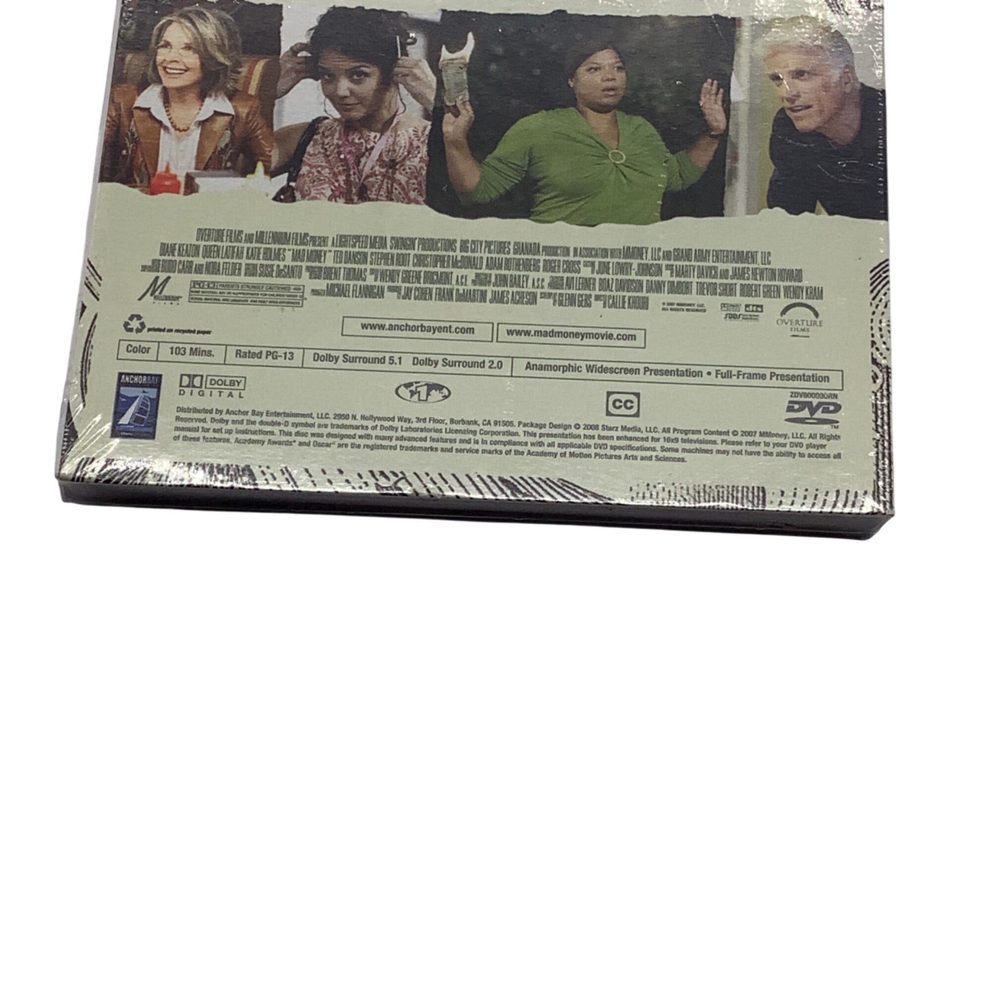 Mad Money DVD 2007 Diane Keaton Queen Latifah Katie Holmes Comedy Crime Movie