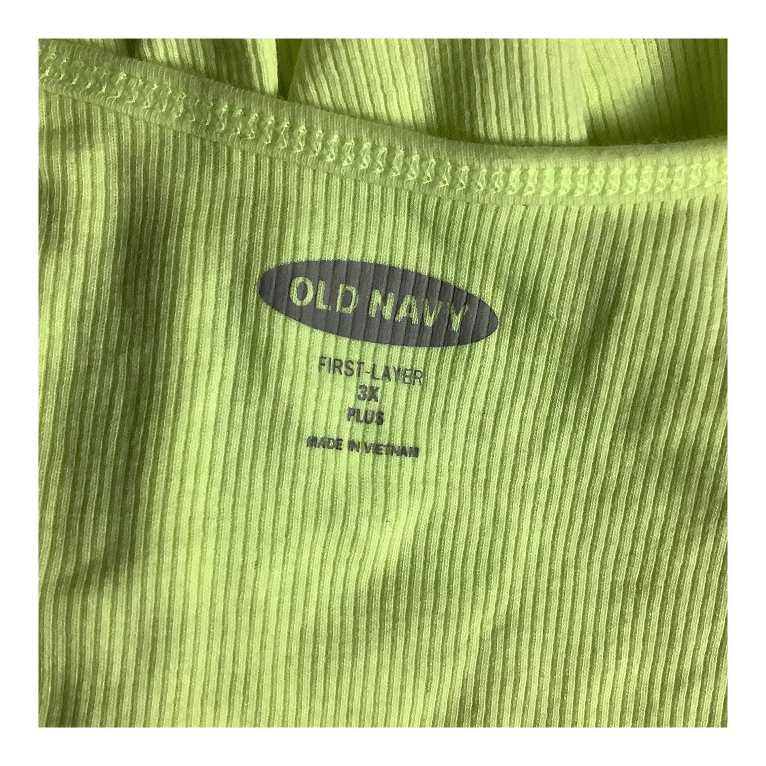 4 Pcs Old Navy Womens Size 3X Tank Tops Yellow White Black Neon Green