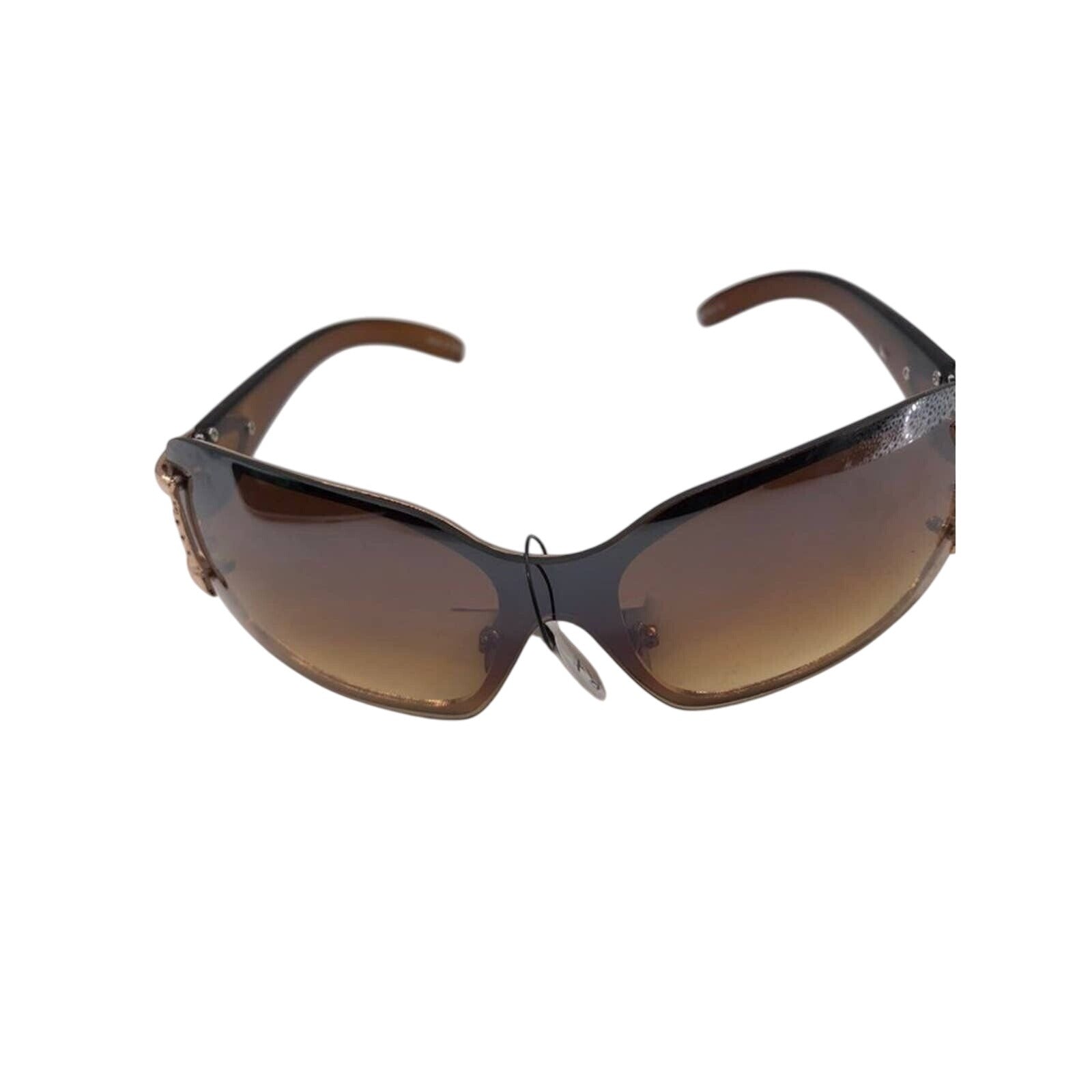 Womens Oversized Fashion Sunglasses UV400 Protection Brown Gradient Lenses