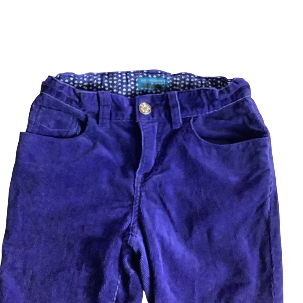 The Children’s Place Girls Corduroy Purple Flare Pants Size 10 Adjustable Waist Stretch