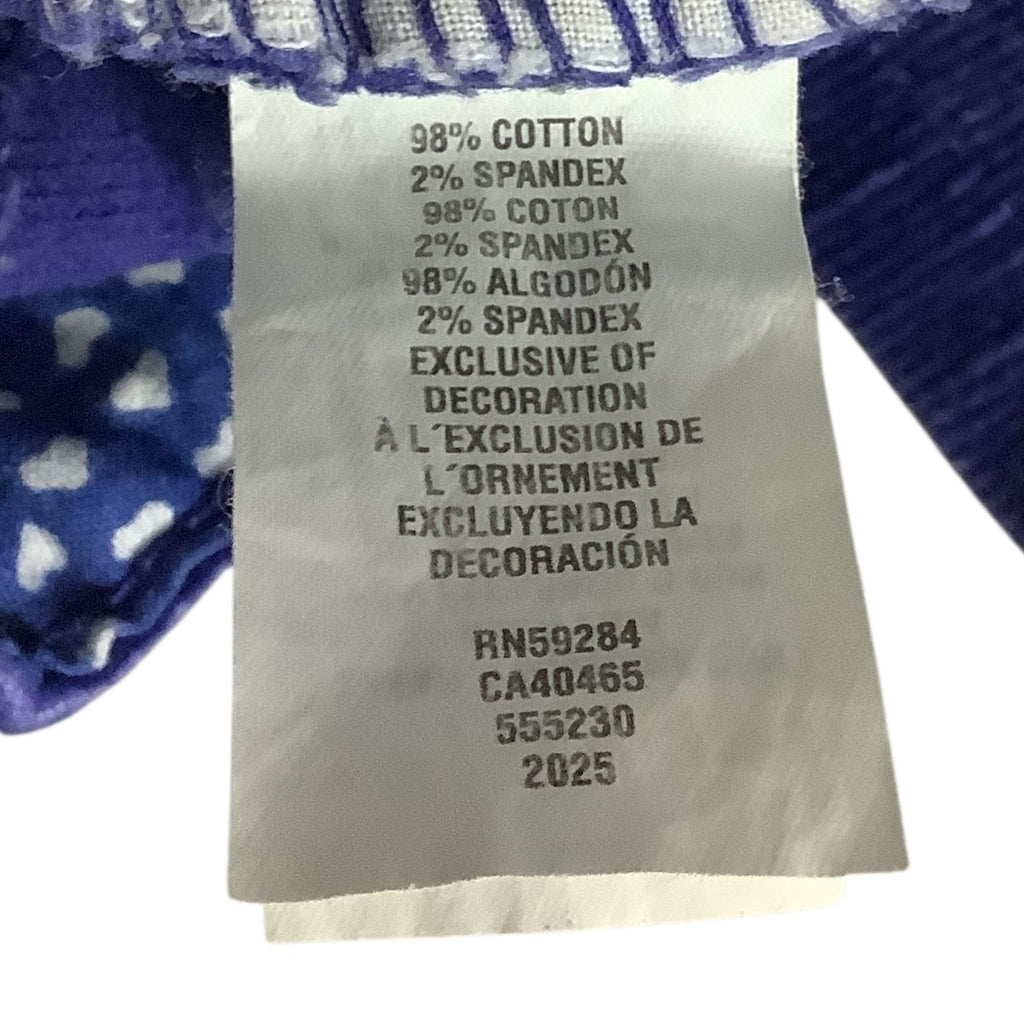 The Children’s Place Girls Corduroy Purple Flare Pants Size 10 Adjustable Waist Stretch