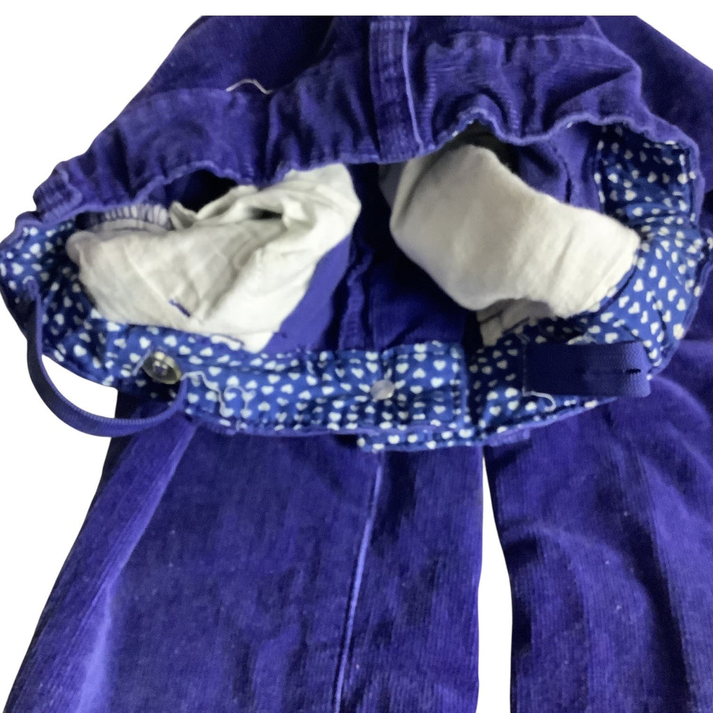 The Children’s Place Girls Corduroy Purple Flare Pants Size 10 Adjustable Waist Stretch
